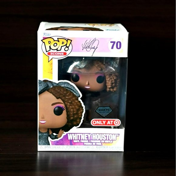 Funko Pop! Icons #70 Whitney Houston Diamond Collection Target Exclusive NEW! - Picture 2 of 7